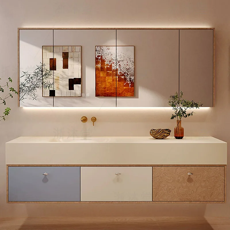 Home Bathroom Vanity Combo - Decoraties Huidverzorging Badkamerkast Over Spiegel Organizer