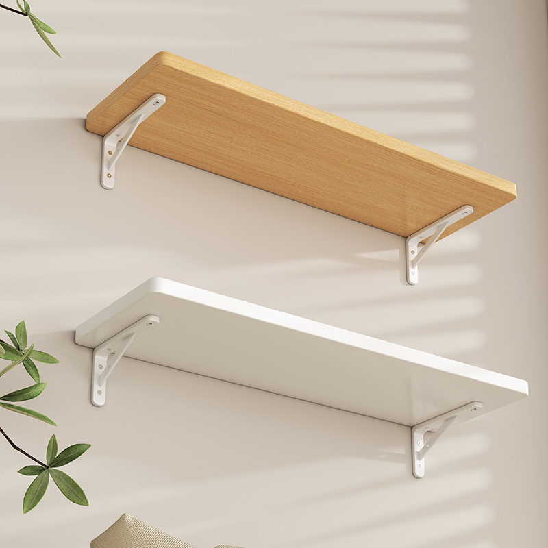 Home Edit Bathroom Storage - Wandrek voor opslag, enkelvoudig, houten paneel,