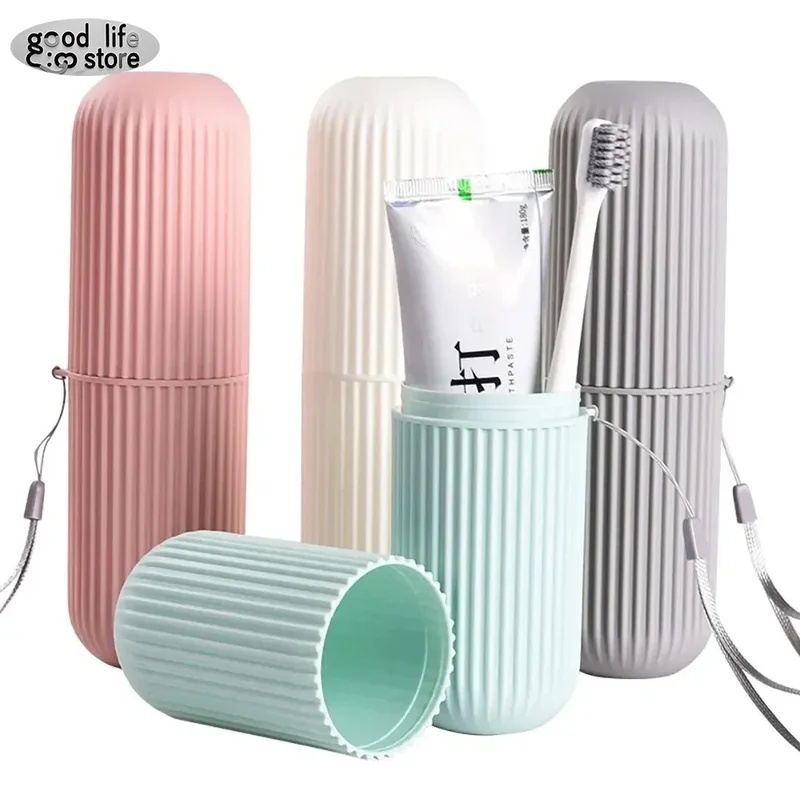Home Edit Bathroom Storage - 1/2 stuks draagbare tandenborstelhouder, badkamer tandpasta