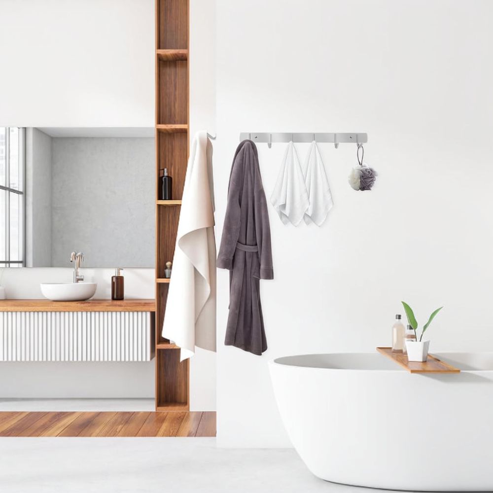 Veelzijdig hangrek van roestvr - Home Bathroom Organizer recensie en prijs