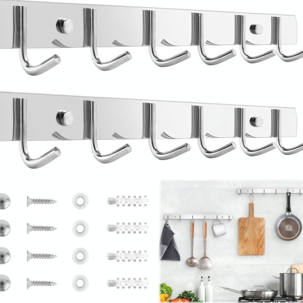 Veelzijdig hangrek van roestvr - Home Bathroom Organizer recensie en prijs