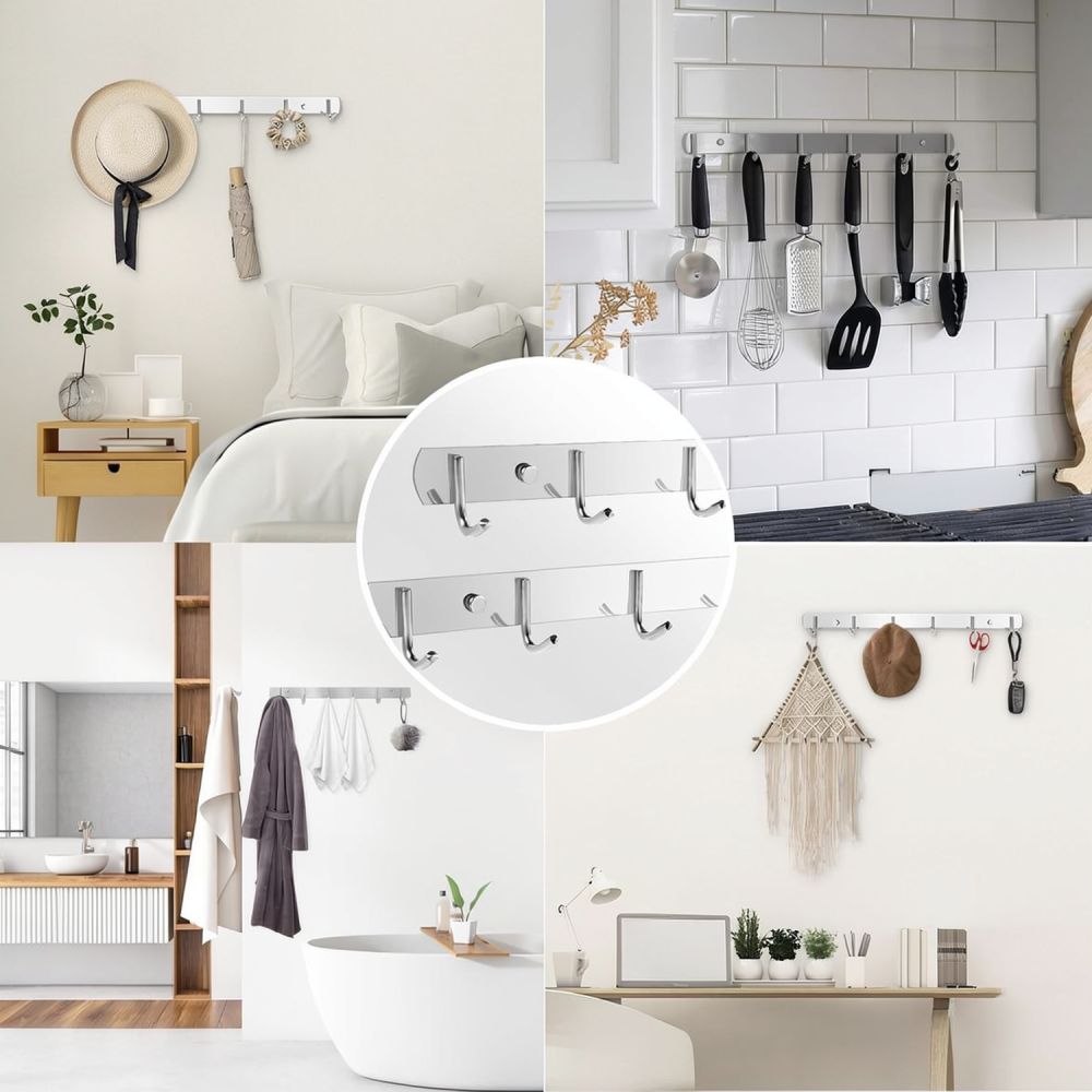Veelzijdig hangrek van roestvr - Home Bathroom Organizer recensie en prijs