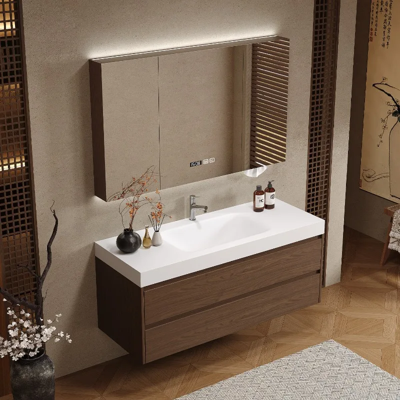 Houten scheidingswanden, badka - Home Bathroom Vanity Combo recensie en prijs