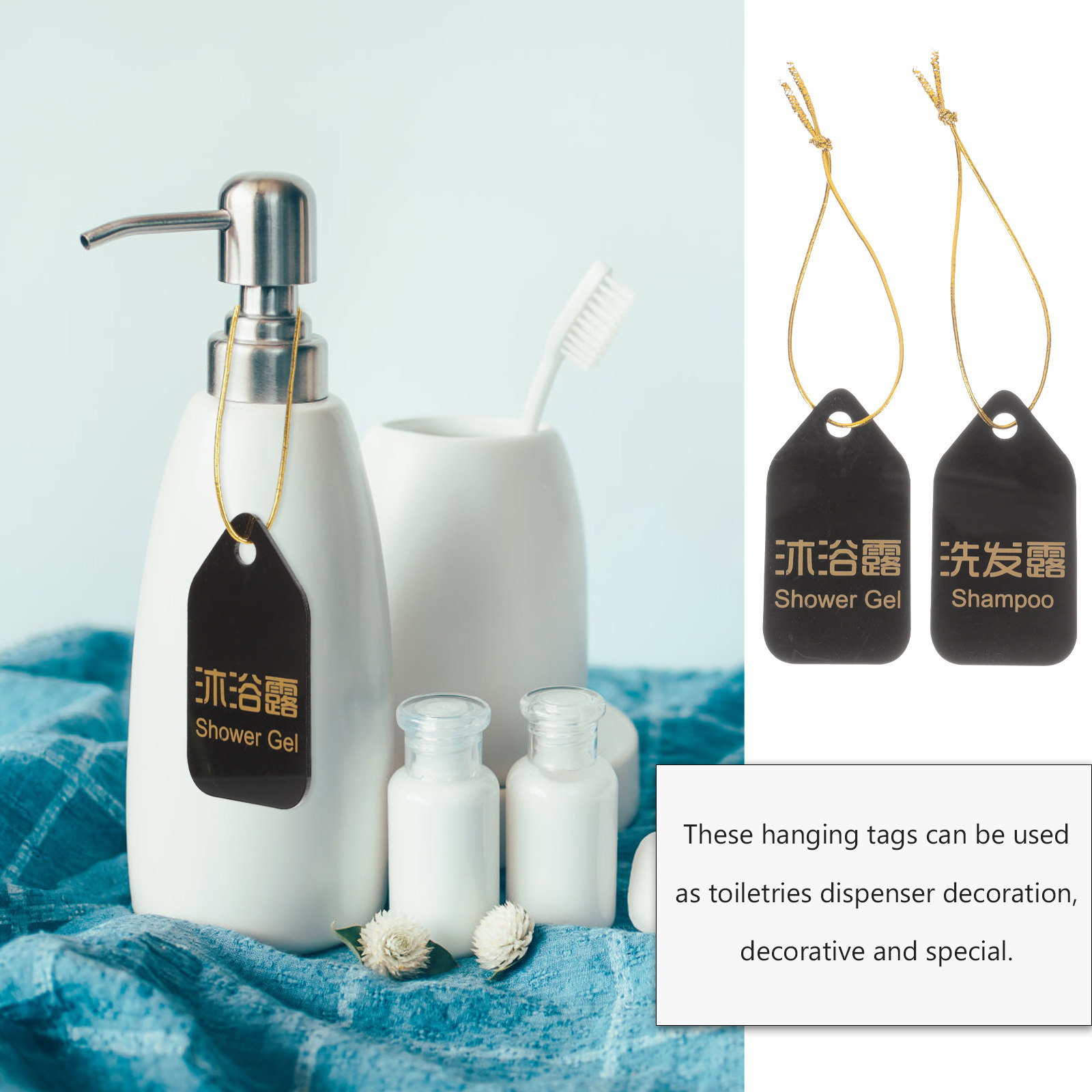 Set etiketten voor acryl douch - Home Bathroom Organizer recensie en prijs
