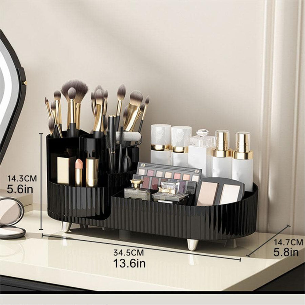 360 °   Draaibare make-up opbe - Home Edit Bathroom Storage recensie en prijs